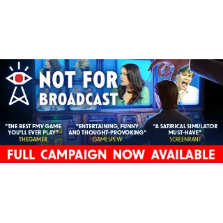 Купить Not For Broadcast - STEAM GIFT РОССИЯ