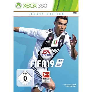 Купить 01 XBOX 360 FIFA 19 Legacy Edition FIFA 2019 | Shered