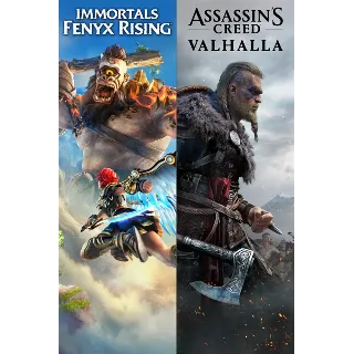 Купить Assassin's Creed Вальгалла + Immortals Fenyx Xbox activ