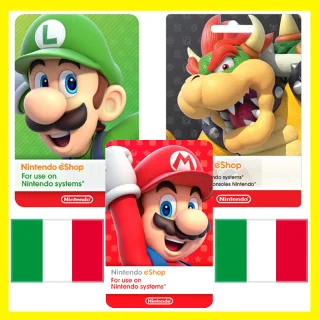 Купить ⭐ ️ ВСЕ КАРТЫ ⭐ 🇮🇹Nintendo eShop Gift Card 15-150 EURO