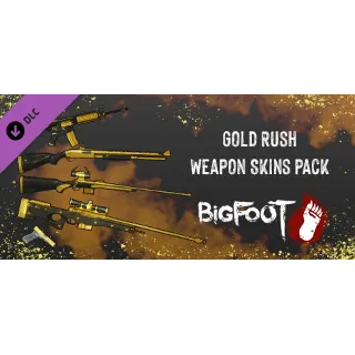 Купить BIGFOOT - WEAPON SKINS "Gold Rush" 💎 DLC STEAM GIFT RU