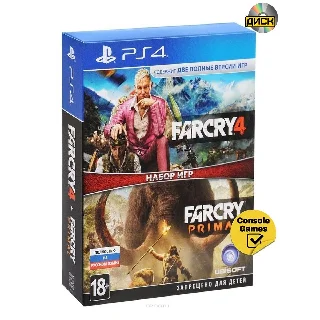 Купить FAR CRY 4 + Far Cry Primal (PS4/RUS) П3-Активация