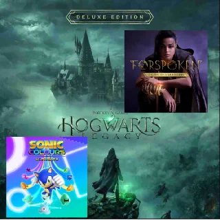 Купить Hogwarts Legacy: DDE+ 🎁 Sonic Colors: UDD+ 🎁 Forspoken DD