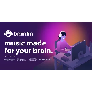 Купить BRAIN.FM ПОДПИСКА НА 3 МЕСЯЦА МЕСЯЦ