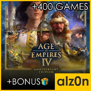 Купить ・Age of Empires IV Anniversary Ed. + 450 игр + ПОДАРОК・