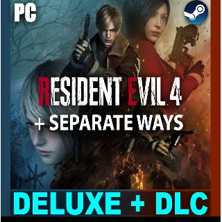 Купить ・RESIDENT EVIL 4・REMAKE・DELUXE + DLC・STEAM АККАУНТ・
