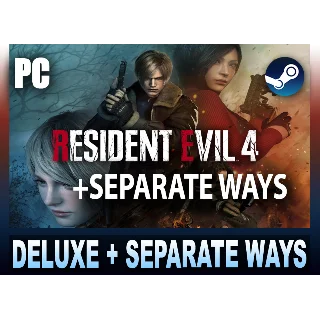 Купить ・RESIDENT EVIL 4・REMAKE・DELUXE + DLC・STEAM НА 90 ДНЕЙ・