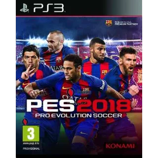 Купить Pro Evolution Soccer 2018 (PS3/RUS) Активация