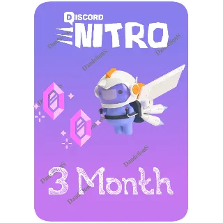 Купить 💎 DISCORD NITRO 3 МЕСЯЦ+2БУСТА 💎