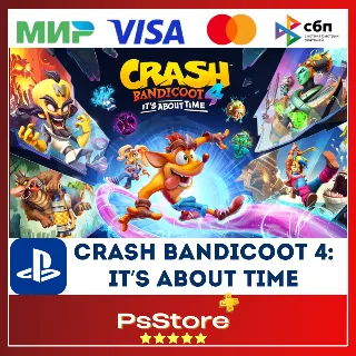 Купить 🔴 Crash Bandicoot 4:It’s About Time 🎮 Турция PS4 PS5 🔴 PS