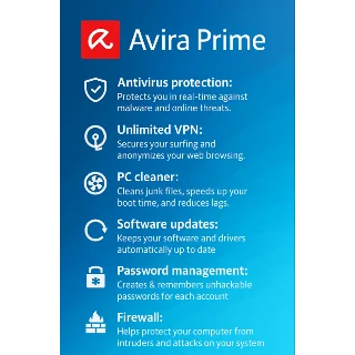 Купить Avira Prime 3 месяца для 5 устройств