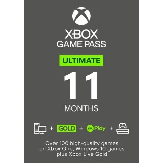 Купить 💚 XBOX GAME PASS ULTIMATE 11 МЕСЯЦЕВ 🔥 0% КОМИССИЯ! | | На любой аккаунт | | На л