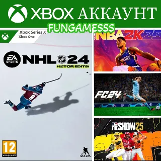 Купить NHL 24 + EA SPORTS FC 24 + NBA 2K23 ✅ XBOX АККАУНТ