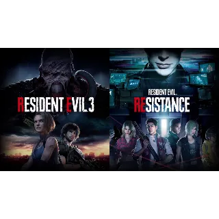 Купить ⭐ ️ Resident Evil 3 Remake + Resident Evil Resistance