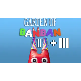 Купить Garten of Banban 2 + 3 ✔ ️STEAM Аккаунт ✔ на 90 дней