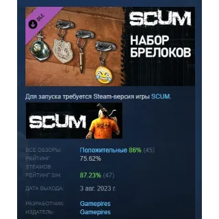 Купить SCUM Charms pack 1 DLC STEAM GIFT РОССИЯ
