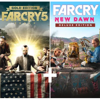Купить Far Cry 5 Gold + Far Cry New Dawn Deluxe ✔ ️STEAM Аккаунт