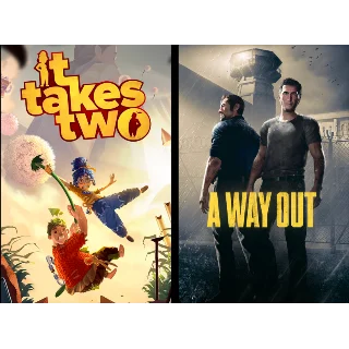 Купить It Takes Two + A Way Out ✔ ️STEAM Аккаунт ✔ на 90 дней