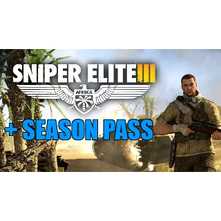 Купить Sniper Elite 3 + Season Pass ✔ ️STEAM Аккаунт ✔ на 90 дней