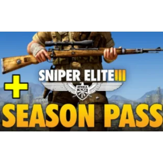 Купить Sniper Elite 3 + Season Pass - ОНЛАЙН ✔ ️STEAM ✔ на 30 дней