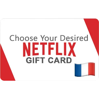 Купить ⭐ ️ ВСЕ КАРТЫ ⭐ 🇫🇷Netflix 25-200 EUR (Франция) 🔑
