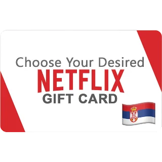 Купить ⭐ ️ ВСЕ КАРТЫ ⭐ 🇷🇸Netflix 25-200 EUR (Сербия) 🔑