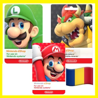 Купить ⭐ ️ВСЕ КАРТЫ ⭐ 🇷🇴Nintendo Gift Card 15-150 EUR (Румыния)