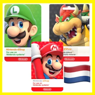 Купить ⭐ ️ВСЕ КАРТЫ ⭐ 🇳🇱Nintendo Card 15-150 EUR Нидерланды