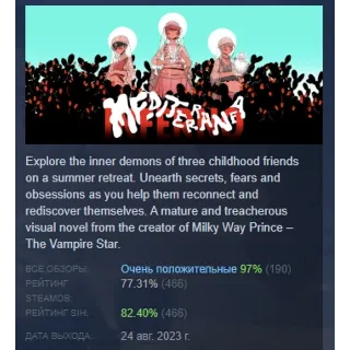 Купить Mediterranea Inferno АВТОДОСТАВКА STEAM GIFT РОССИЯ