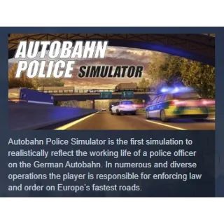 Купить Autobahn Police Simulator АВТОДОСТАВКА STEAM РОССИЯ