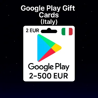 Купить Google Play Gift Cards (Италия) 2–500 EUR | Коды