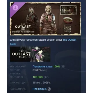Купить The Outlast Trials Spelunking For Your Life Pack АВТОДОСТАВКА STEAM РОССИЯ