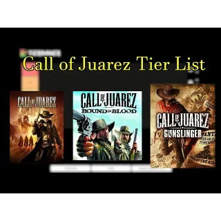 Купить ⭐ ️ Call of Juarez + Bound in Blood + Gunslinger
