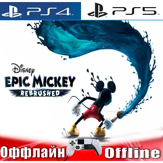 Купить 🎮 Disney Epic Mickey Rebrushed (PS4/ENG) Оффлайн ⛔ ️