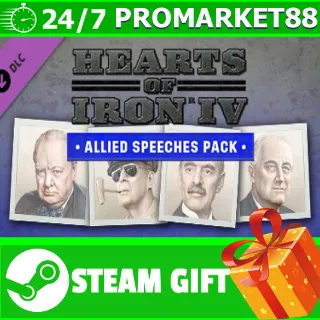 Купить ⭐ ️ Hearts of Iron IV: Allied Speeches Music Pack STEAM