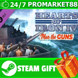 Купить ⭐ ️ Expansion - Hearts of Iron IV: Man the Guns STEAM