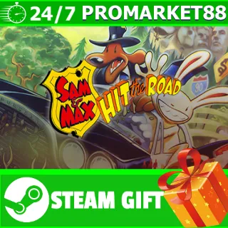 Купить ⭐ ️ВСЕ СТРАНЫ+РОССИЯ ⭐ ️ Sam  Max Hit the Road Steam Gift