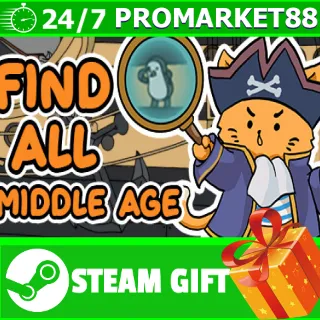 Купить ⭐ ️ВСЕ СТРАНЫ+РОССИЯ ⭐ ️ FIND ALL 2: Middle Ages STEAM