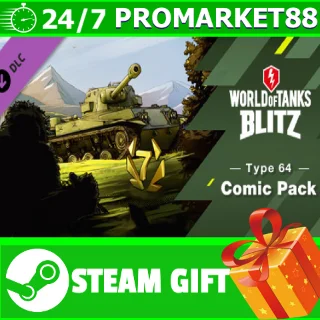 Купить ⭐ ️ World of Tanks Blitz - Type 64 Comic Pack STEAM