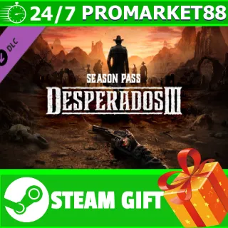 Купить ⭐ ️ВСЕ СТРАНЫ+РОССИЯ ⭐ ️ Desperados III Season Pass STEAM