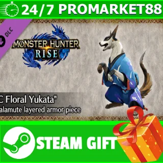 Купить ⭐ ️ MONSTER HUNTER RISE "C Floral Yukata" Palamute layer