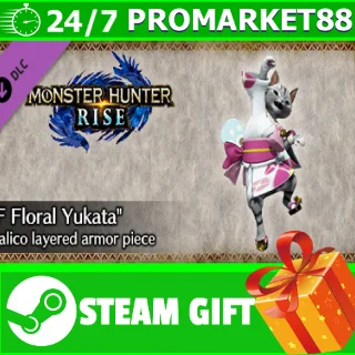 Купить ⭐ ️ MONSTER HUNTER RISE "F Floral Yukata" Palico layered