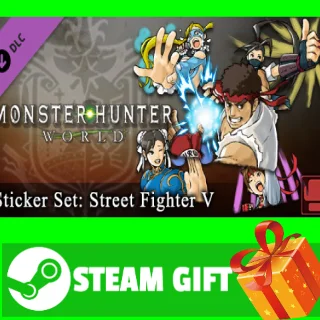 Купить ⭐ ️ Monster Hunter World Sticker Set Street Fighter V