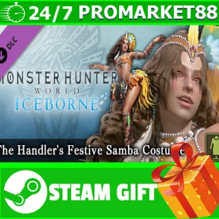 Купить ⭐ ️ Monster Hunter World The Handler's Festive Samba Cos