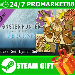 Купить ⭐ ️ Monster Hunter: World - Sticker Set: Lynian Set