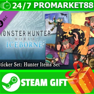 Купить ⭐ ️ Monster Hunter World Sticker Set Hunter Items Set