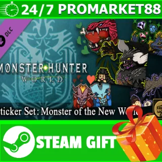 Купить ⭐ ️ Monster Hunter World Sticker Set Monsters of the New