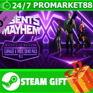 Купить ⭐ ️ Agents of Mayhem - Carnage a Trois Skins Pack STEAM