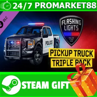 Купить ⭐ ️ Flashing Lights Pickup Truck Triple Pack (Police Fir