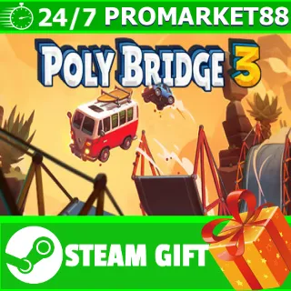 Купить ⭐ ️ВСЕ СТРАНЫ+РОССИЯ ⭐ ️ Poly Bridge 3 Steam Gift